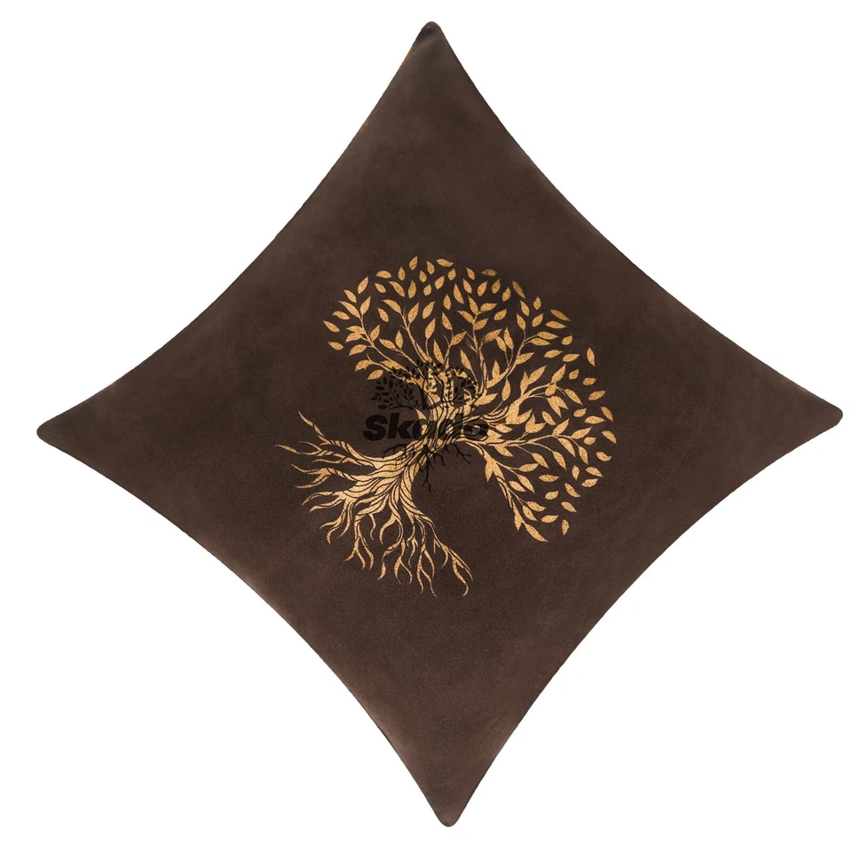 Наволочка чехол замши кожаный плед подушка чехол воловья кожа диван Offic18" - Изображение 2 из 4