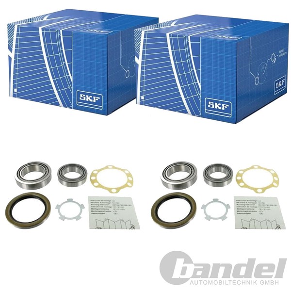 2X SKF RADLAGER-SATZ Vorne Passend FÜR Lexus LX Toyota Land Links+Rechts-image