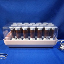 Clairol Velvet Hot Rollers Hair Setter KF-20-1 with 28 clips