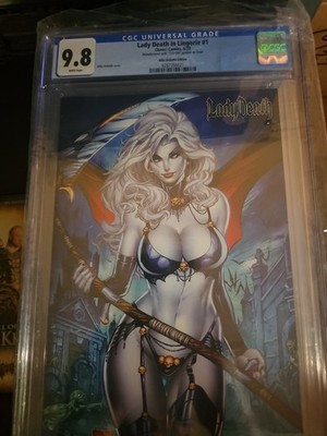 Lady Death In Lingerie  #1  9.8 CGC  Mike Debalfo Cover 133/150