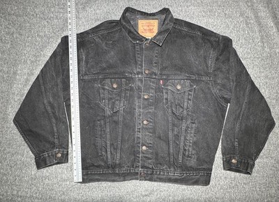 90's Levis 70507-4159 3rd Black M USA製 Vintage 90s Levis Jean Jacket Mens Black Trucker 70507 4159