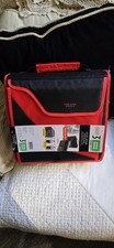 Five Star 3 Inch 3-ring Zipper Binder : Red And Black : Brand New
