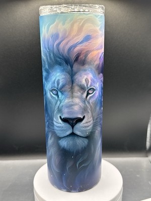   Glow-in-the-Dark Lion Tumbler   20oz Stainless Steel Insulated Cup