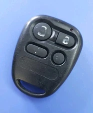 Ultra  RED LED 4 Button Black Remote Transmitter - FCC ID: MKYTXPT4G