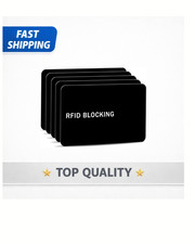 5 Pack RFID Blocking Cards NFC Credit Card Protector Wallet Guard