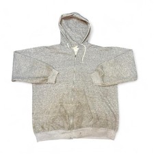 Vintage Distressed 1970s Zip Up Hoodie Sweatshirt