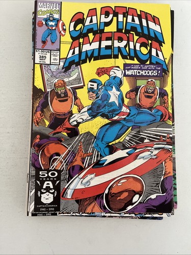 CAPTAIN AMERICA. NUMBER'S BETWEEN 357-385. (11 ISSUE 1989-1991 LOT). 1ST SERIES. - Picture 12 of 23