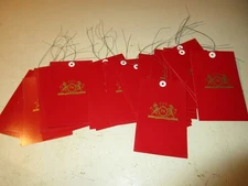 Antique Vintage Lot of 25 Philip Morris Tobacco Tags New Old Stock