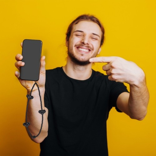 Love Telefon komórkowy Lina Łańcuszek Pasek Diy Łańcuszki Walentynki - Zdjęcie 8 z 12