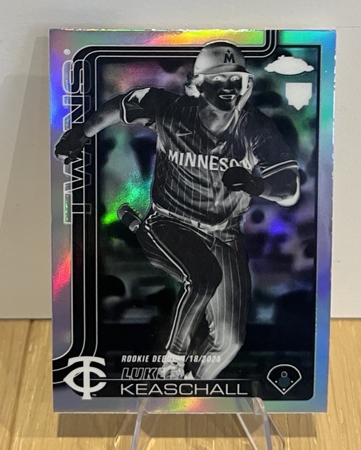 2025 Topps Chrome Update - Luke Keaschall #USC134 Negative Refractor (RC)