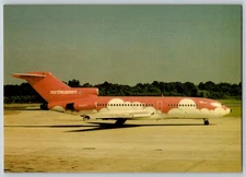 North Eastern International Airlines aviation airplane Postcard