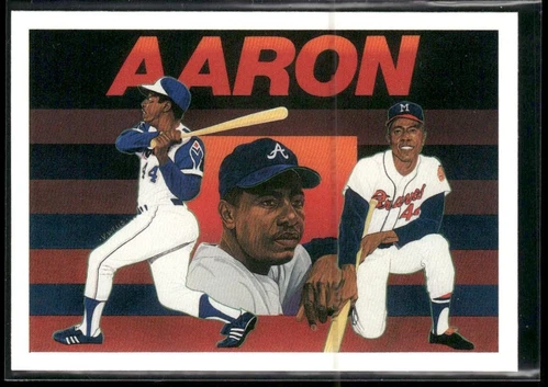 1991 Upper Deck Hank Aaron Baseball Heroes: Hank Aaron #27 Atlanta Braves