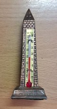Vintage Washington Monument Thermostat 3.5" Metal Copper
