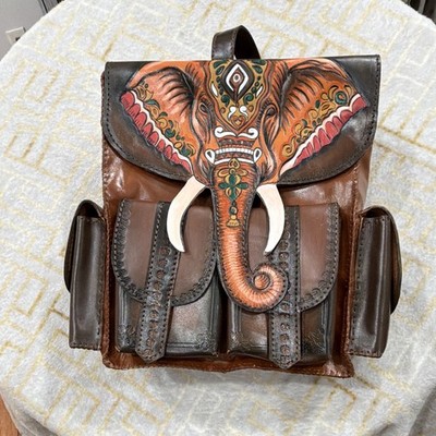 Hand Made Genuine Leather Back Bag for Women