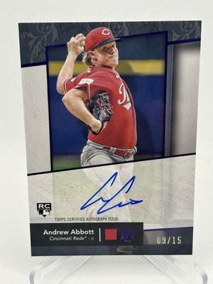 2024 Topps Museum Collection - Archival Autographs Andrew Abbott purple /15