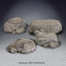 W. Britain 1/30th scale resin #51037 Boulders and Rocks