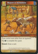 Moderate Play WoW TCG Report to Goldshire Class Starter Decks World of Warcraft