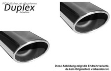  Edelstahl Ø76 Sportauspuffanlage ab OPF für Hyundai i30N Perf 129x106 oval