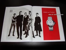 CARTIER Watches 2-Page PRINT AD 2020 RAMI MALEK Maisie Williams WILLOW SMITH