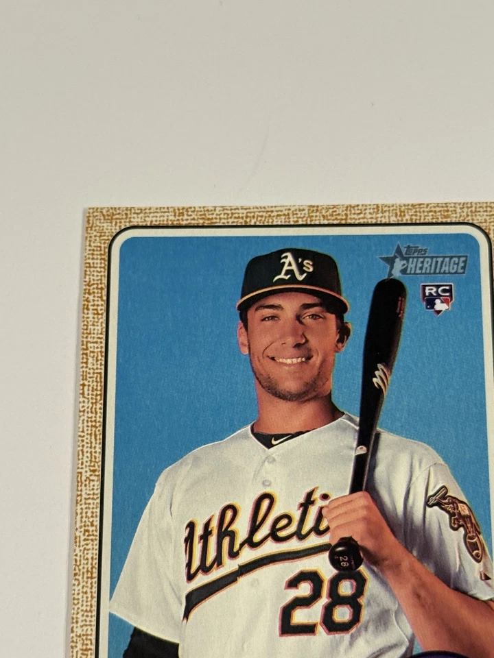 2017 Topps Heritage High Number - Matt Olson #681 (RC) - Image 4 of 4