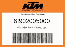 KTM Genuine Clamp Cpl. - 61902005000