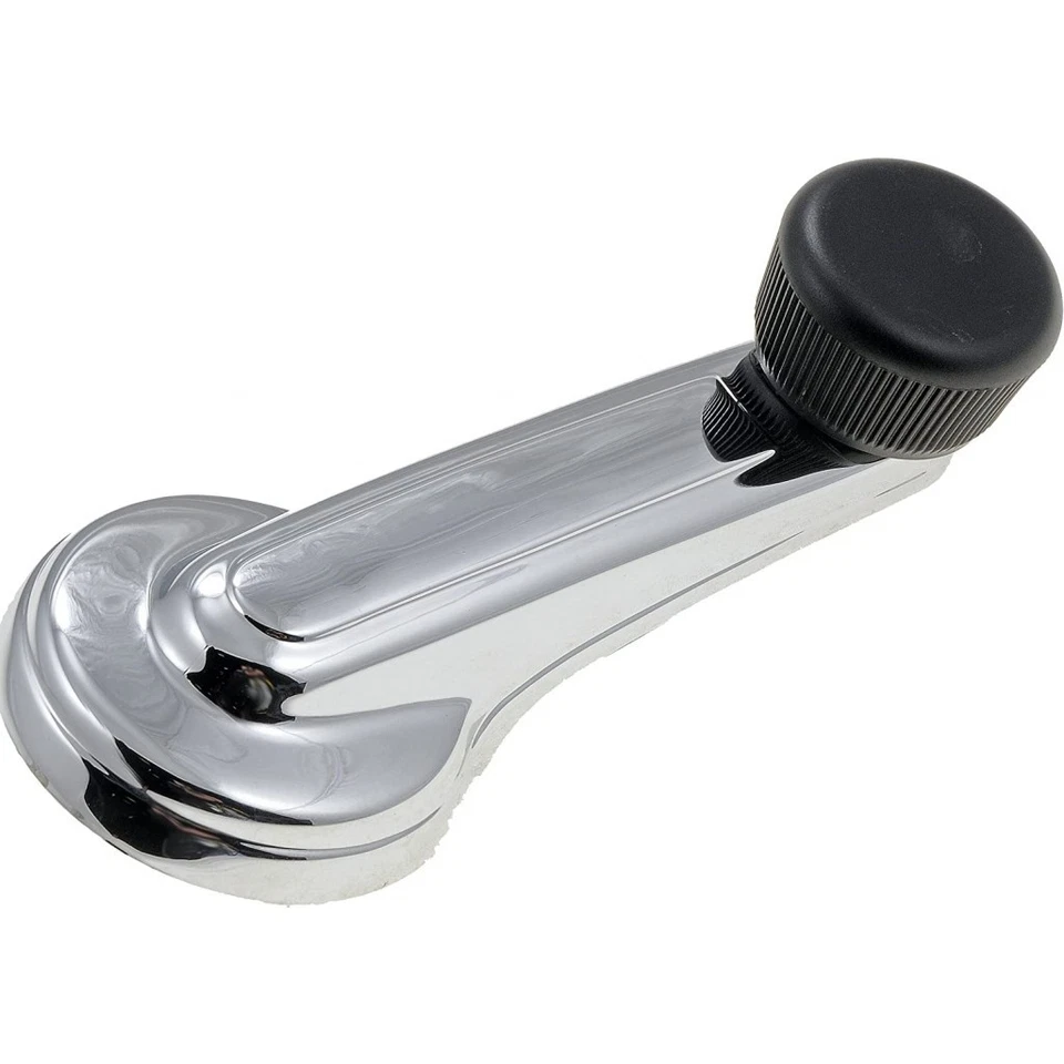 For Oldsmobile Cutlass Calais 1990 1991 Window Handle | Plastic Knob | Chrome - Image 3 of 4