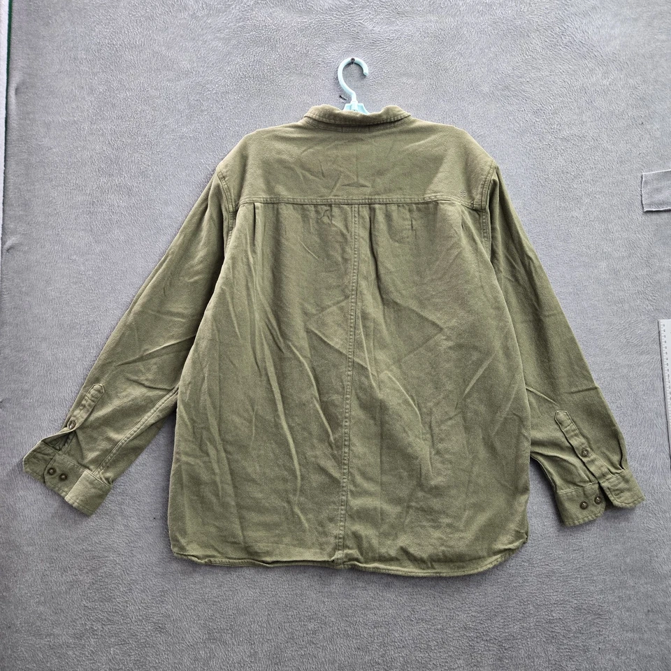 Camisa Royal Robbins Hombre Abotonada XXL Sarga Verde Manga Larga Foto 4 de 4
