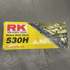 RK Chains RK530H 120-Links HD Standard Series Non Oring Natural Drive Chain