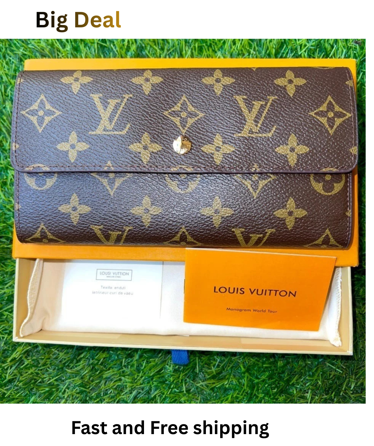 Louis Vuitton Sarah Monogram Long Wallet W/Box