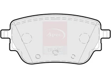 Brake Pads Set Rear PD3918 Apec Blue 0004205703 0004207500 A0004207500 Quality