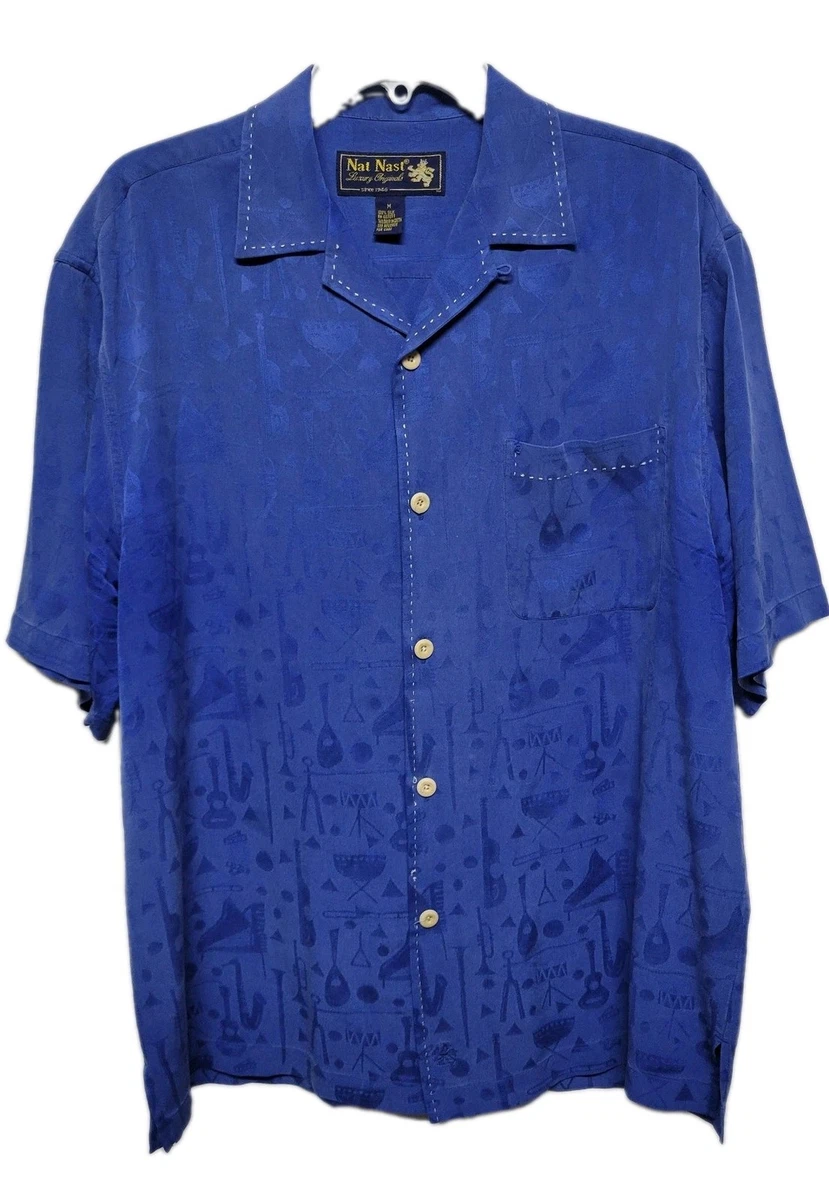 Short Sleeve Vintage 100% Silk Casual Shirts for Men for sale | eBay