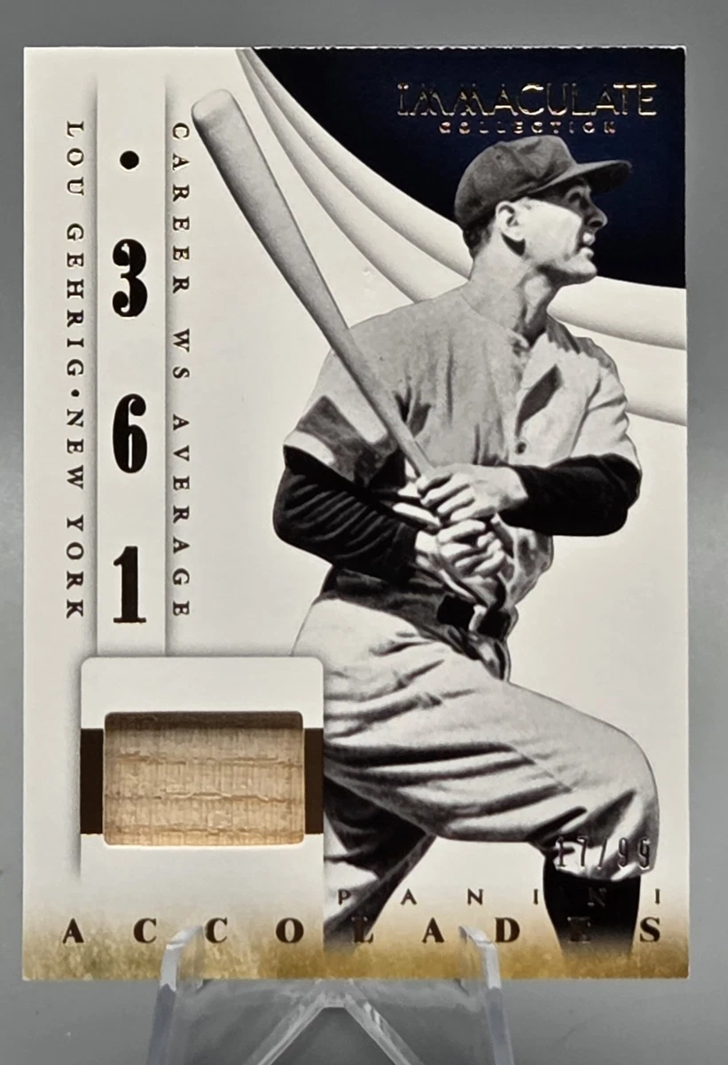 Panini Lou Gehrig Baseball Serial Numbered Sports Trading Cards