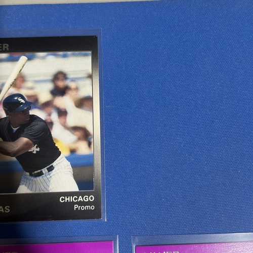 🔥1991 STAR CO. RARE SILVER FRANK THOMAS SET ONLY 400 SETS W/Promo💥Ebay POP 1 - Picture 3 of 23