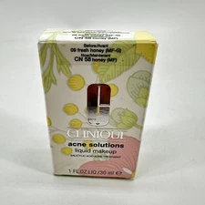 Clinique Acne Solutions Liquid Foundation Makeup 1 Fl Oz With Salicylic Acid New