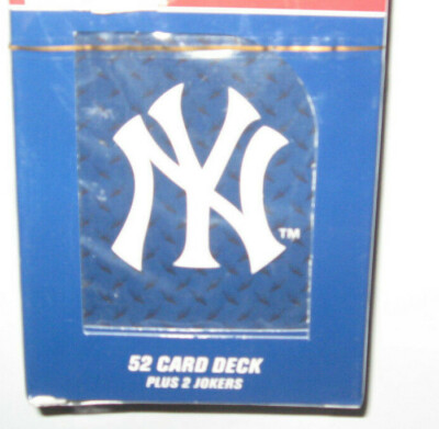 MLB NEW YORK YANKEES POKER Playing Cards - 52 Card Deck - NEW
