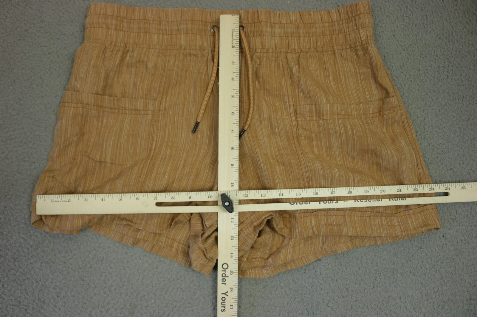 athleta linen with pockets shorts