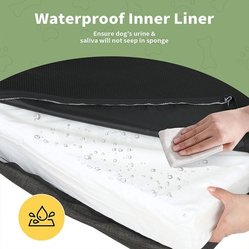 Tedi’s Orthopedic Dog Bed Calming Pet Beds Washable Portable Handle Large - Picture 27 of 40