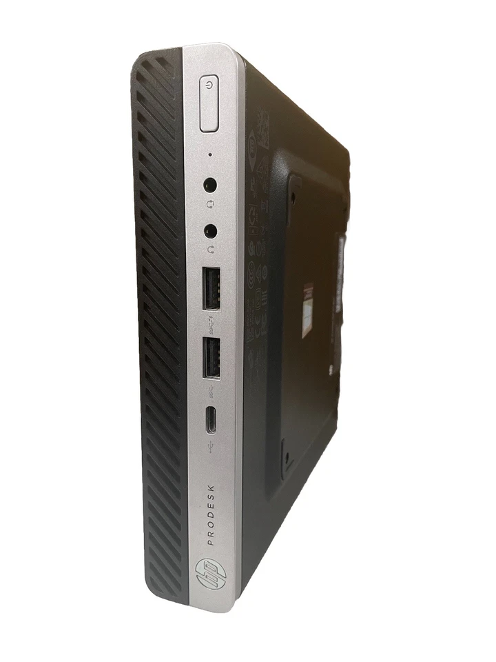 Mini computadora de escritorio HP ProDesk PC i3 8 GB RAM 128 GB SSD Wifi Windows 10 Foto 2 de 4