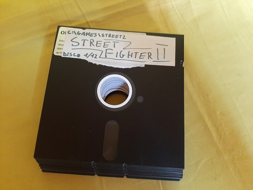 STREET FIGHTER II Vintage PC GAME x12 Dischetti FLOPPY DISK 5.25 Retrocomputer ! - Imagen 7 de 8