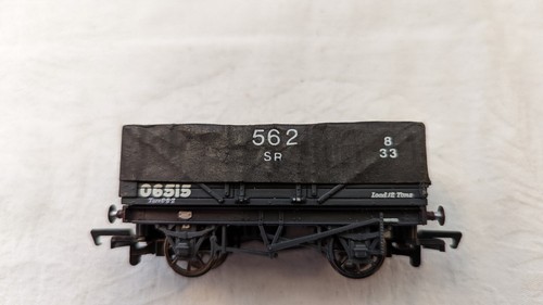 MAINLINE 00 GAUGE - 37405 - GWR GREY 7 PLANK WAGON CODE 3 (Tarp cover) BOXED - Picture 9 of 11