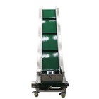 110V Electric PVC Belt Climbing Conveyor Inclined Conveyor 66.9'' Slope Length — photo 1