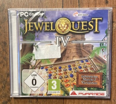 Jewel Quest 4 IV - Zahlreiche Match-3 Varianten PC CD-Rom - Neu & Verschweißt