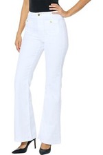 G by Giuliana EcoChic High-Rise Wide-Leg Jean Whtiewash