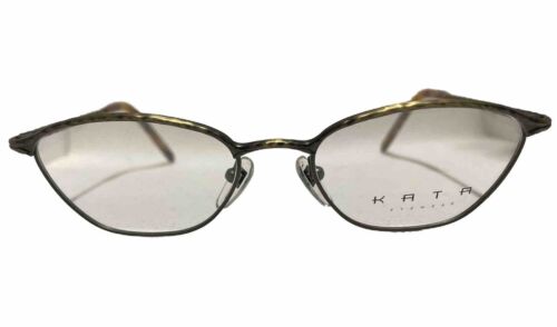 Kata Damen Designerbrille S31 Gold 52-18-140 Metall mit Hartschalenetui