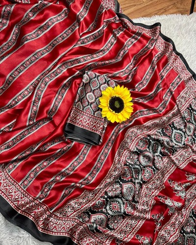 NEUE SARI BLUSE NEU SARI INDISCHE HOCHZEIT DESIGNER BOLLYWOOD PAKISTANISCHE PARTYKLEIDUNG - Bild 6 von 11