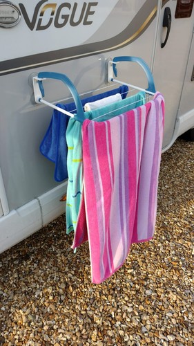 NiksNaks EasyDry - Suction Cup Clothes Airer for Motorhome / Caravan / Camper - 第 1/8 張圖片