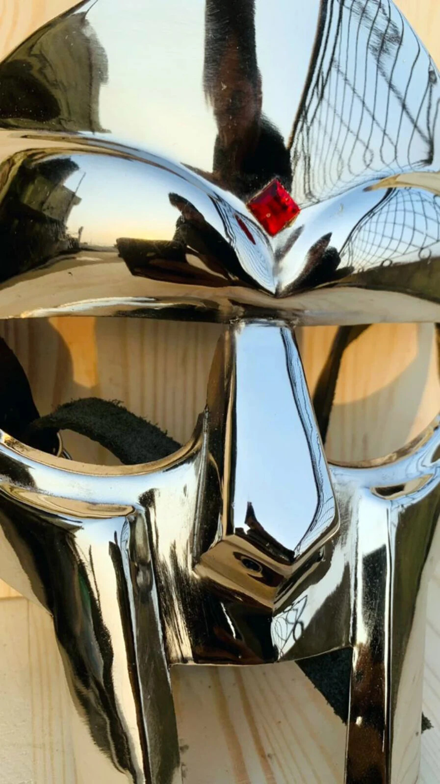 MF Doom Mask Gladiator Madvillain Steel Face Armor Medieval Helmet