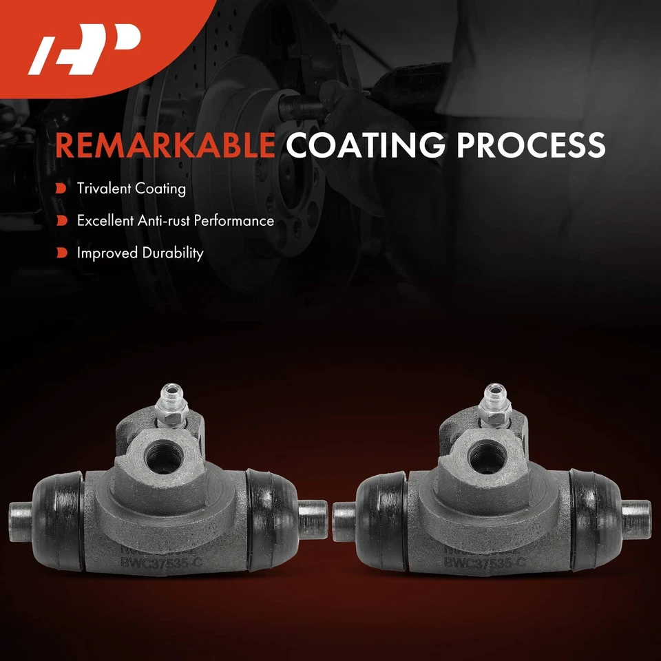 2x Cilindro de roda de freio a tambor traseiro para Buick Cadillac Chevy Oldsmobile Pontiac - Imagem 3 de 4