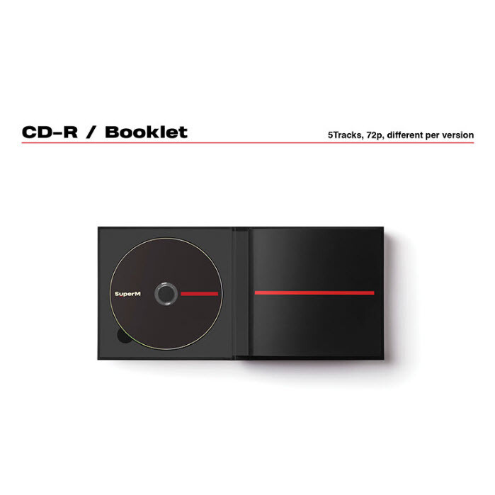 マーク SuperM AR トレカ SuperM MARK Official PHOTOCARD + Opened CD Full Set No