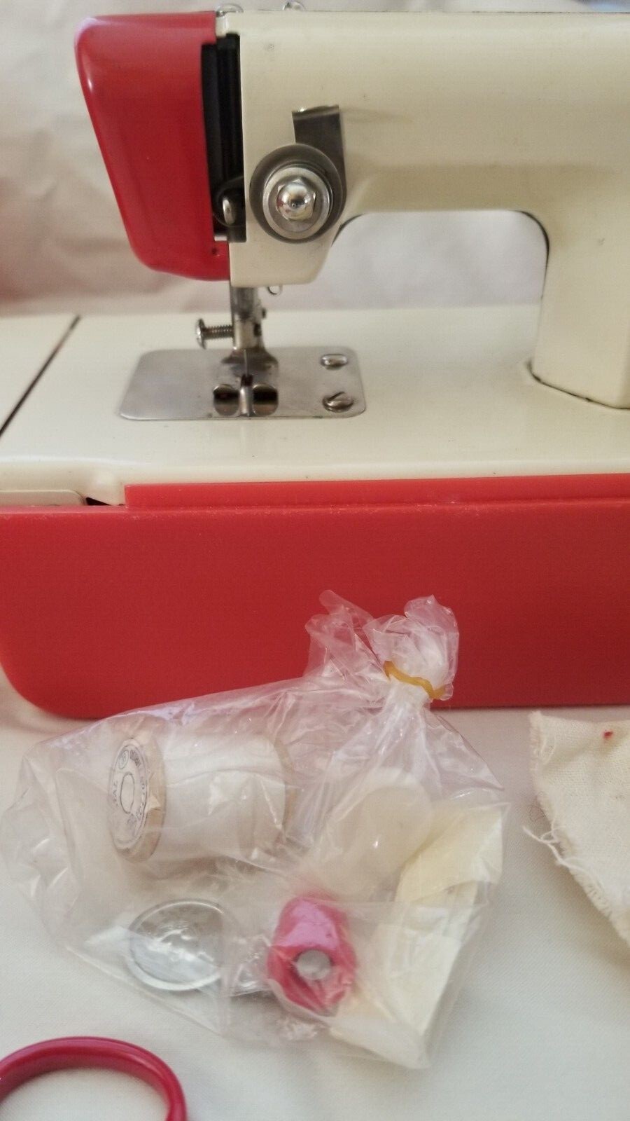 Vintage Childrens Sewing Machine in original box with original